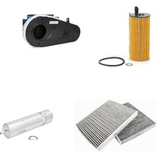 Sardes Filtre Seti Bmw 5 Serisi F10 525 D Dizel 2011-2016 4lü Hava + Yağ F. + Yakıt + Polen