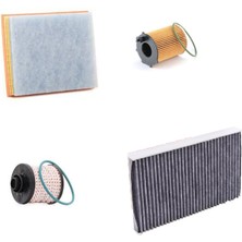 Sardes Filtre Seti Ds Ds4 4 1.6 Bluehdi Dizel 120 Beygir 4lü Hava + Yağ F. + Yakıt + Polen
