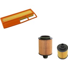 Sardes Filtre Seti Fiat Punto Evo 1.3 Mtj Euro 4 Multijet 2li Hava + Yağ Filtre