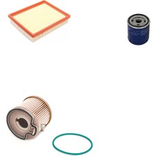 Sardes Filtre Seti Peugeot 206 2.0 Hdı Dizel 1999-2001 3lü Hava + Yağ F. + Yakıt Filtre