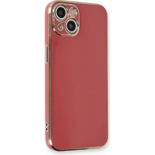 AyrStore Iphone 13 Kılıf Volet Silikon - Kırmızı