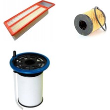 Sardes Filtre Seti Fiat Doblo 1.3 Mtj Dizel 2016-2020 3lü Hava + Yağ F. + Yakıt Filtre