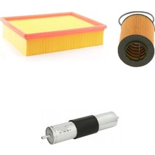 Sardes Filtre Seti Bmw 5 Serisi E39 520I 523 Benzin 1996-2003 3lü Hava + Yağ F. + Yakıt Filtre