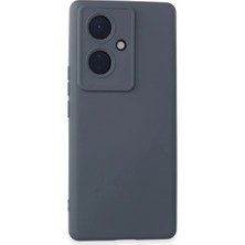 AyrStore Vivo V29 Lite Kılıf Nano Içi Kadife Silikon - Gri