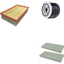 Sardes Filtre Seti Nissan Navara 2.5 Dizel D40 144 Beygir 2008-2014 3lü Hava + Yağ F. + Polen