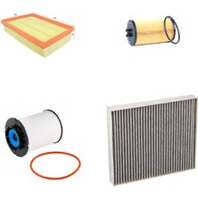 Sardes Filtre Seti Opel Mokka 1.6 Dizel 2012+ 4lü Hava + Yağ F. + Yakıt + Polen