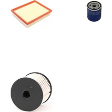 Sardes Filtre Seti Peugeot 206 2.0 Hdı Dizel 2002-2009 3lü Hava + Yağ F. + Yakıt Filtre