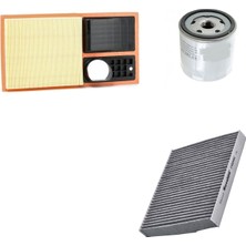 Sardes Filtre Seti Volkswagen Polo 1.4 Benzin 80 Beygir 9n 2002-2009 Bud 3lü Hava + Yağ F. + Polen