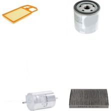 Sardes Filtre Seti Seat Toledo 1.6 105 Beygir 2000-2001 Aus Azd Bcb Motor 4lü Hava + Yağ F. + Yakıt + Polen