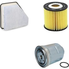 Sardes Filtre Seti Toyota Auris 1.4 D 4d Dizel 2013-2018 3lü Hava + Yağ F. + Yakıt Filtre