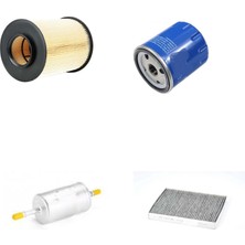 Sardes Filtre Seti Volvo C30 1.6 Benzin 2007-2012 4lü Hava + Yağ F. + Yakıt + Polen