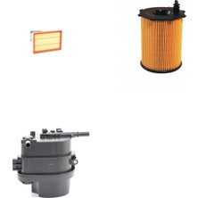 Sardes Filtre Seti Peugeot 206+ 1.4 Hdı Dizel 2011+ 3lü Hava + Yağ F. + Yakıt Filtre