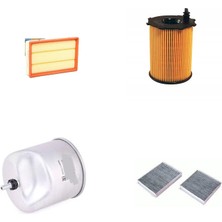 Sardes Filtre Seti Peugeot 207 1.6 Hdı Dizel 92 Beygir 2010+ 9hp 4lü Hava + Yağ F. + Yakıt + Polen