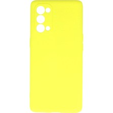 AyrStore Oppo Reno 5 Pro Kılıf First Silikon - Sarı
