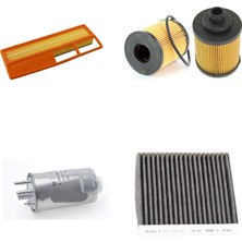 Sardes Filtre Seti Fiat Fiorino 1.3 Mtj Dizel 2007+ Euro4 4lü Hava + Yağ F. + Yakıt + Polen