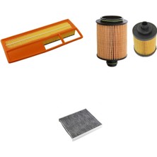 Sardes Filtre Seti Fiat Punto Evo 1.3 Mtj Euro 4 Multijet 3lü Hava + Yağ F. + Polen