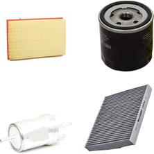 Sardes Filtre Seti Seat Cordoba 1.4 Benzinli 2001-2005 4lü Hava + Yağ F. + Yakıt + Polen