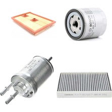 Sardes Filtre Seti Skoda Rapid 1.4 Tsı 2013-2016 125 Beygir Czca Motor 4lü Hava + Yağ F. + Yakıt + Polen