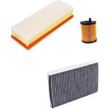 Sardes Filtre Seti Citroen C4 1.6 Hdı Dizel 2005-2011 3lü Hava + Yağ F. + Polen