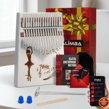 Midex KLX-540 Beyaz Kalimba 17 Tuşlu Full Set
