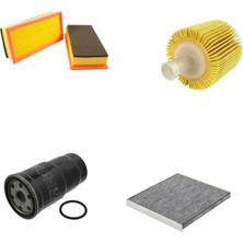 Sardes Filtre Seti Toyota Avensis 2.0 D 4d 2003-2008 Dizel 4lü Hava + Yağ F. + Yakıt + Polen