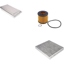Sardes Filtre Seti Toyota Yaris 1.33 2006-2011 Benzinli 101 Beygir 3lü Hava + Yağ F. + Polen