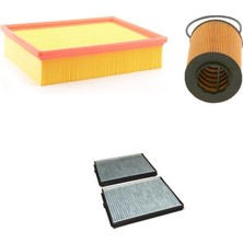 Sardes Filtre Seti Bmw 5 Serisi E39 520I 523 Benzin 1996-2003 3lü Hava + Yağ F. + Polen