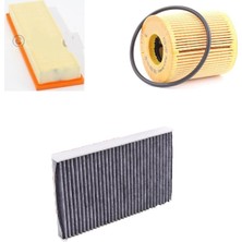 Sardes Filtre Seti Citroen C2 1.4 Benzinli 2005+ 3lü Hava + Yağ F. + Polen