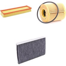 Sardes Filtre Seti Citroen C4 1.4 16V Benzinli 2005-2011 90 Beygir 3lü Hava + Yağ F. + Polen