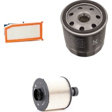 Sardes Filtre Seti Dacia Lodgy 1.5 Dci 90 Beygir 3lü Hava + Yağ F. + Yakıt Filtre