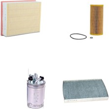 Sardes Filtre Seti Audi A4 1.9 Tdı Dizel 2001-2004 4lü Hava + Yağ F. + Yakıt + Polen