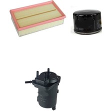 Sardes Filtre Seti Nissan Note 1.5 Dcı Dizel 2006-2012 3lü Hava + Yağ F. + Yakıt Filtre