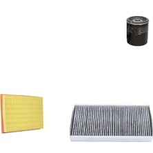 Sardes Filtre Seti Opel Corsa C 1.4 Benzin 2003-2006 Z14XE Motor 3lü Hava + Yağ F. + Polen