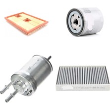 Sardes Filtre Seti Volkswagen Polo 1.4 Tsı Benzin 6r 6c 2010-2016 4lü Hava + Yağ F. + Yakıt + Polen