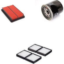 Sardes Filtre Seti Mazda 323 1.5 Benzin 1997-2001 3lü Hava + Yağ F. + Polen