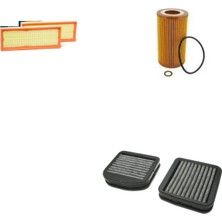 Sardes Filtre Seti Mercedes S Serisi S 500 W220 2002-2005 245 Beygir Benzin 3lü Hava + Yağ F. + Polen
