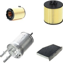 Sardes Filtre Seti Volkswagen Jetta 1.4 Tsı 2007-2008 122 Beygir Caxa Motor 4lü Hava + Yağ F. + Yakıt + Polen