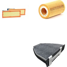 Sardes Filtre Seti Mercedes Glk 220 250 Cdı X204 2009-2015 3lü Hava + Yağ F. + Polen