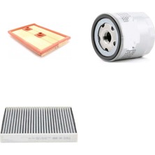 Sardes Filtre Seti Skoda Fabia 1.2 Tsı Benzinli 2015+ 3lü Hava + Yağ F. + Polen