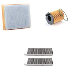 Sardes Filtre Seti Citroen C4 Grand Picasso Iı 1.6 Hdi 120 Beygir 2013+ 3lü Hava + Yağ F. + Polen