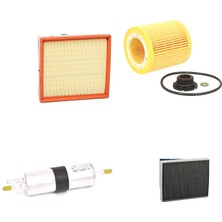 Sardes Filtre Seti Bmw 3 Serisi F30 F80 320I Benzin 2012-2013 4lü Hava + Yağ F. + Yakıt + Polen