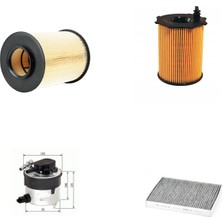 Sardes Filtre Seti Volvo S40 Iı 1.6 D 109 Beygir Dizel 2008-2013 4lü Hava + Yağ F. + Yakıt + Polen