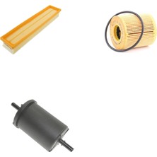 Sardes Filtre Seti Peugeot 206 1.6 Benzinli 2006-2009 3lü Hava + Yağ F. + Yakıt Filtre