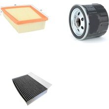 Sardes Filtre Seti Renault Megane Iıı 1.4 Tce Turbo Benzinli 2009-2015 3lü Hava + Yağ F. + Polen