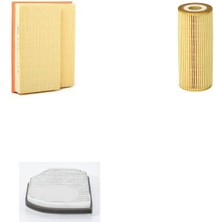 Sardes Filtre Seti Mercedes Clk 200 C208 192 Beygir 1997-2001 Benzin 3lü Hava + Yağ F. + Polen