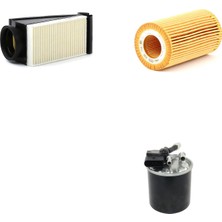 Sardes Filtre Seti Mercedes Glc 220 D 170 Beygir XC253 2015-2019 3lü Hava + Yağ F. + Yakıt Filtre