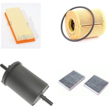 Sardes Filtre Seti Citroen C3 1.4 Benzinli 2009-2017 4lü Hava + Yağ F. + Yakıt + Polen