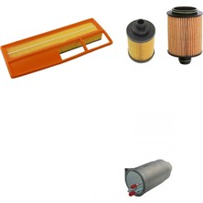 Sardes Filtre Seti Fiat Punto Evo 1.3 Mtj Euro 5 Multijet 3lü Hava + Yağ F. + Yakıt Filtre