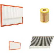 Sardes Filtre Seti Mercedes E280 Cdı W211 2005-2008 190 Beygir Dizel 3lü Hava + Yağ F. + Polen