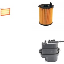 Sardes Filtre Seti Peugeot 207 1.4 Hdı Dizel 2011-2012 3lü Hava + Yağ F. + Yakıt Filtre